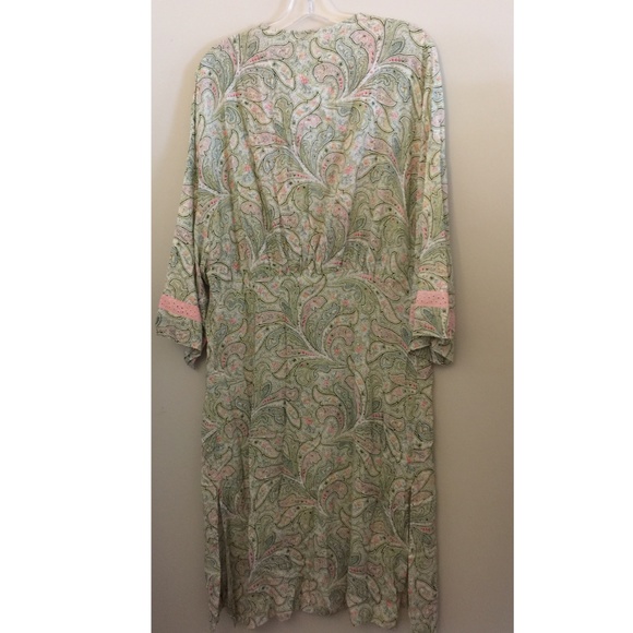 Anthropologie Floreat Paisley Robe - Picture 5 of 7